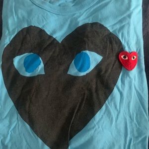 Play Comme des Garçon blue t-shirt